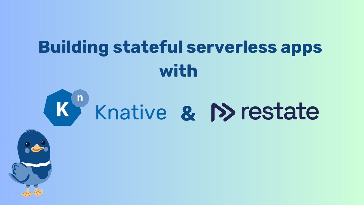 restate (@restatedev) on Twitter photo Restate lets you build stateful serverless applications with <a href="/KnativeProject/">KnativeProject</a>. Check out this blog post to learn more knative.dev/blog/articles/… Restate lets you build stateful serverless applications with <a href="/KnativeProject/">KnativeProject</a>. Check out this blog post to learn more knative.dev/blog/articles/…