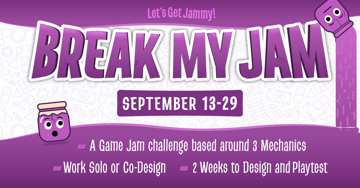 We're back with another game jam, starting in just a few days! Be sure to register here!

eventbrite.com/e/break-my-gam…