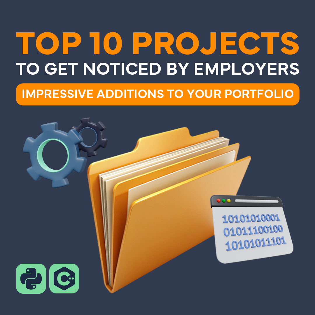 CodefinityCom's tweet image. 👨💻 Whether you're a beginner looking to build your first project or an experienced developer aiming to add to your portfolio, these ten project ideas will help you stand out in the competitive job market.
Read the full article 👉 bit.ly/3MG3k17
#Codefinity #Python…