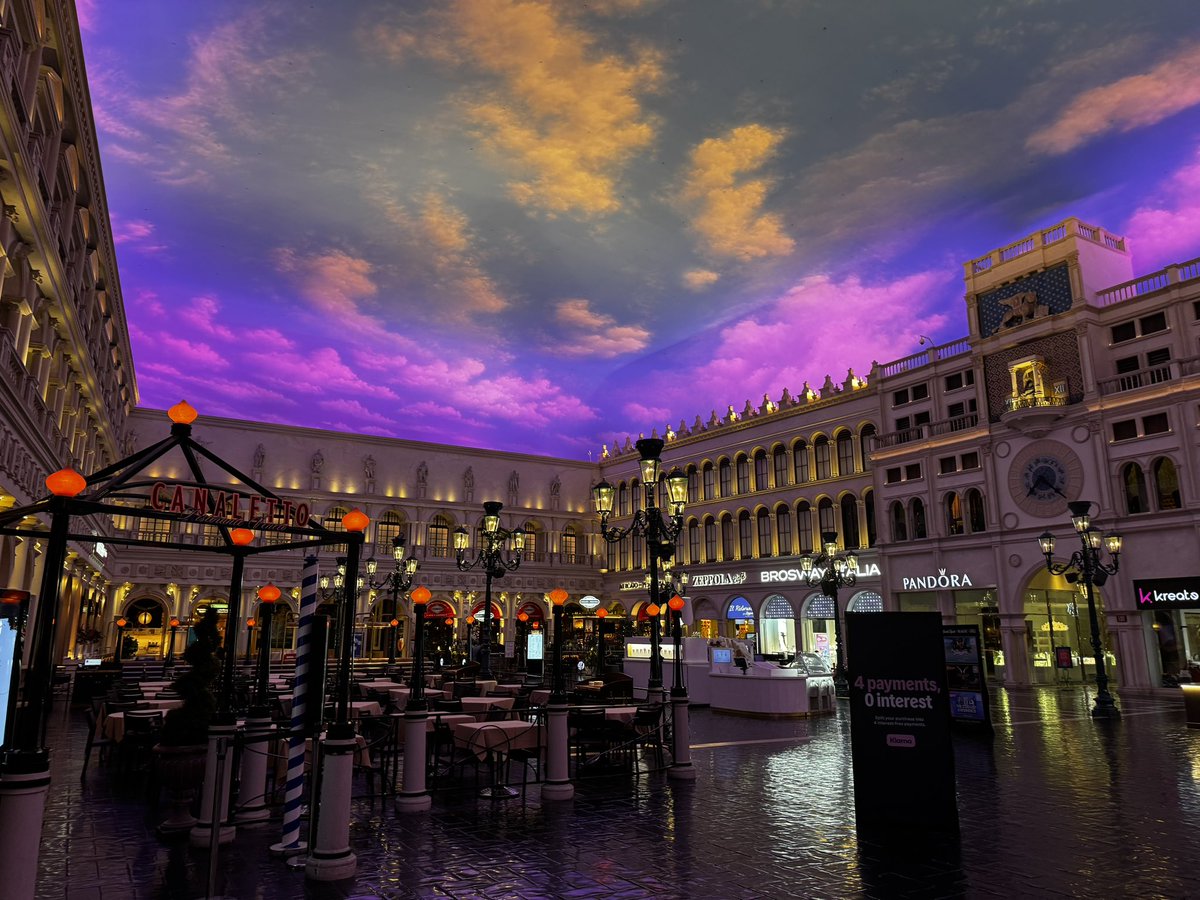 Morning from Venice… or a bad dream. You decide…