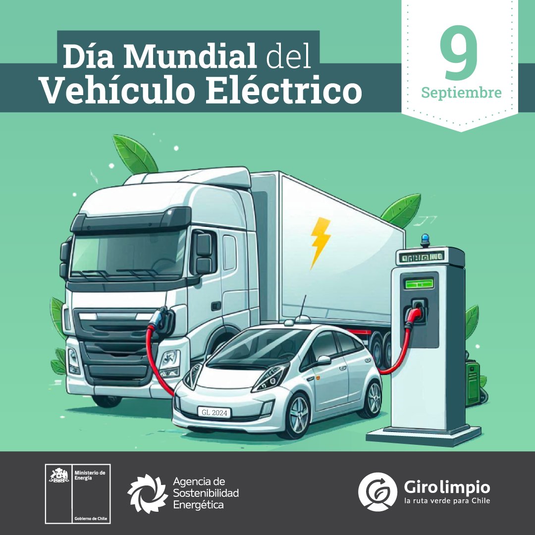 9 de Septiembre | Día Mundial del Vehículo Eléctrico

🌍La electromovilidad es clave para un futuro sostenible en Chile, reduciendo emisiones, costos y ruido. 

¡Únete al cambio hacia un transporte más limpio y eficiente! ⚡

#Transporte #Electromovilidad #CeroEmisiones