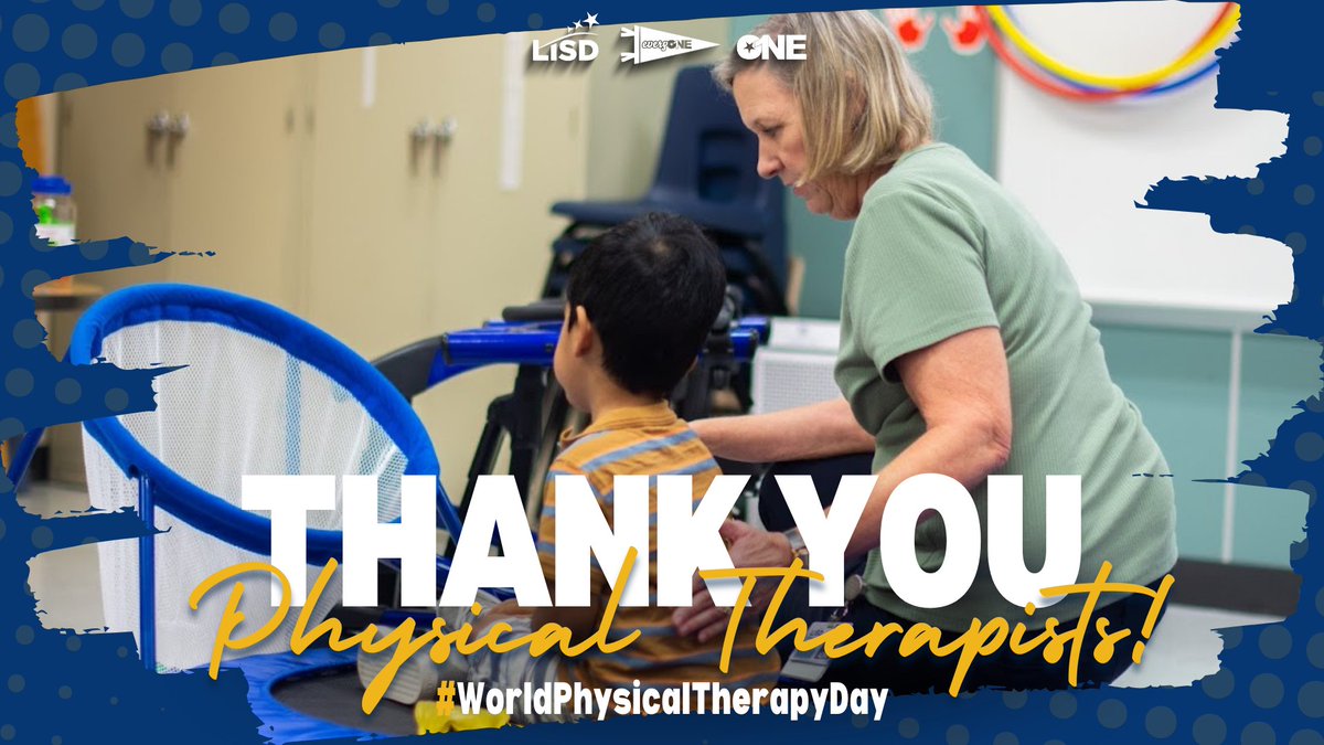 LewisvilleISD's tweet image. Today we celebrate LISD physical therapists for #WorldPhysicalTherapyDay! This incredible team works with students across the district to help them thrive in their educational environments.

We're so grateful for the work that they do for our students &amp;amp; staff!

#everyONE #OneLISD