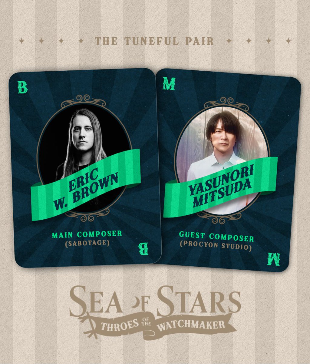 Yasunori Mitsuda joins the party once again as guest composer, collaborating with our composer Eric to bring a completely fresh score for the Sea of Stars DLC 🙌