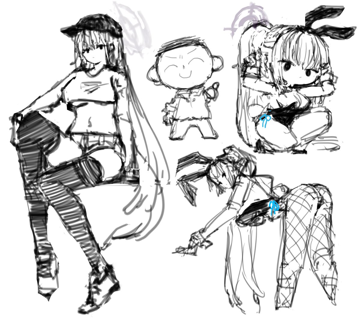 BaROQUE_EGO's tweet photo. ラフのラフで力尽きました(‘､3_ヽ)_　細かい線ぼちぼち描いてきます・・・２枚目はただのラクガキですφ(:3｣∠)_ https://t.co/yB08MI4pVM
