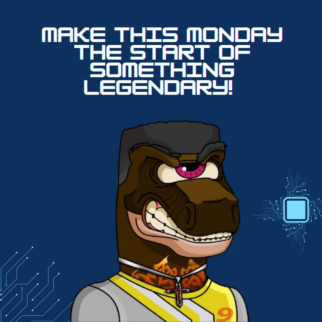 MadRexClubNFT's tweet photo. A new journey begins this week! 🤖 Take a trip back in time and join the biggest Jurassic society. Don't let Monday slip by without taking advantage of this once-in-a-lifetime opportunity!
#JurassicCommunity #AdventureTime #MondayOpportunities #NFT #nftcollectors #nftdrop https://t.co/BIwEj0T8R0