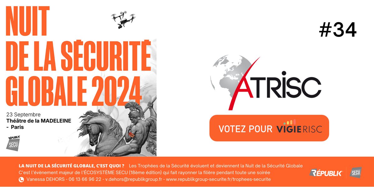 Un des engagements d’ATRISC est « l’aide à ses clients ». 
Mais pour une fois, c’est ATRISC qui sollicite votre aide. Pourquoi ?
 
Depuis deux ans, l’équipe d’ATRISC développe une innovation nommée #VIGIERISC : une solution organisationnelle pour devancer la survenance de crises.