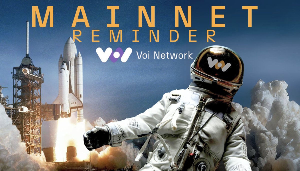 Get Ready for Liftoff 🚀

Exciting times ahead at Voi Network! With the Voi mainnet launch just around the corner, here’s a reminder on what’s to come and the key dates you don’t want to miss.

Are you ready? 👇👀