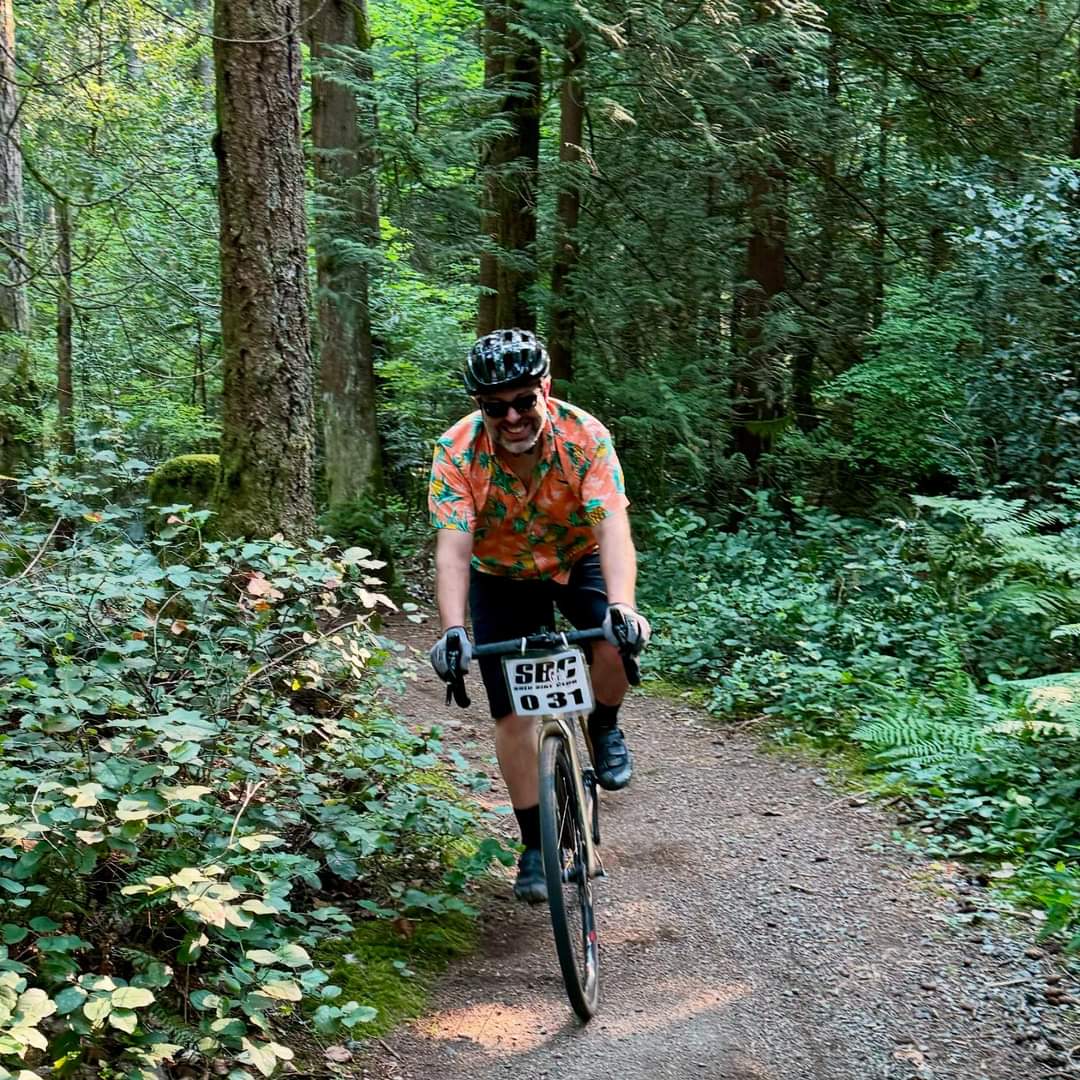 First #cyclocross race of the season featured a lot of single track. I went with black jorts instead of the usual blue. Thanks <a href="/SORCEBikeClub/">SORCE Bike Club</a> for a fun event.