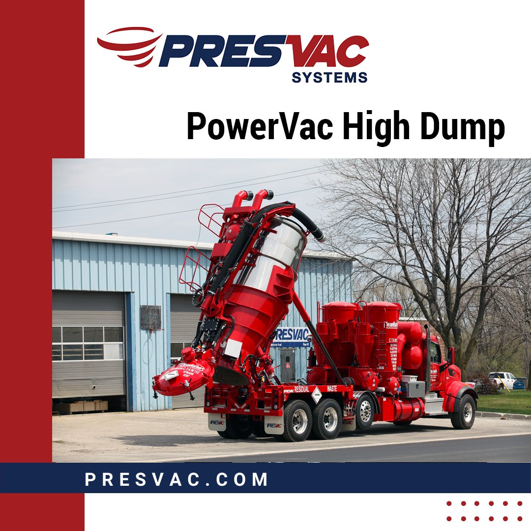 Presvac's tweet photo. Product Spotlight: Clean Harbors took delivery of their new Powervac 5300 Wet & Dry High-Dump.
#PresvacNews #ProductSpotlight #PowerVac #VacuumTruck #HighDump #PlantMaintenance #IndustrialCleaning #HibonBlower
Check out the specs on this unit at:
https://t.co/q3SnVLzoQp https://t.co/APEKriMTch