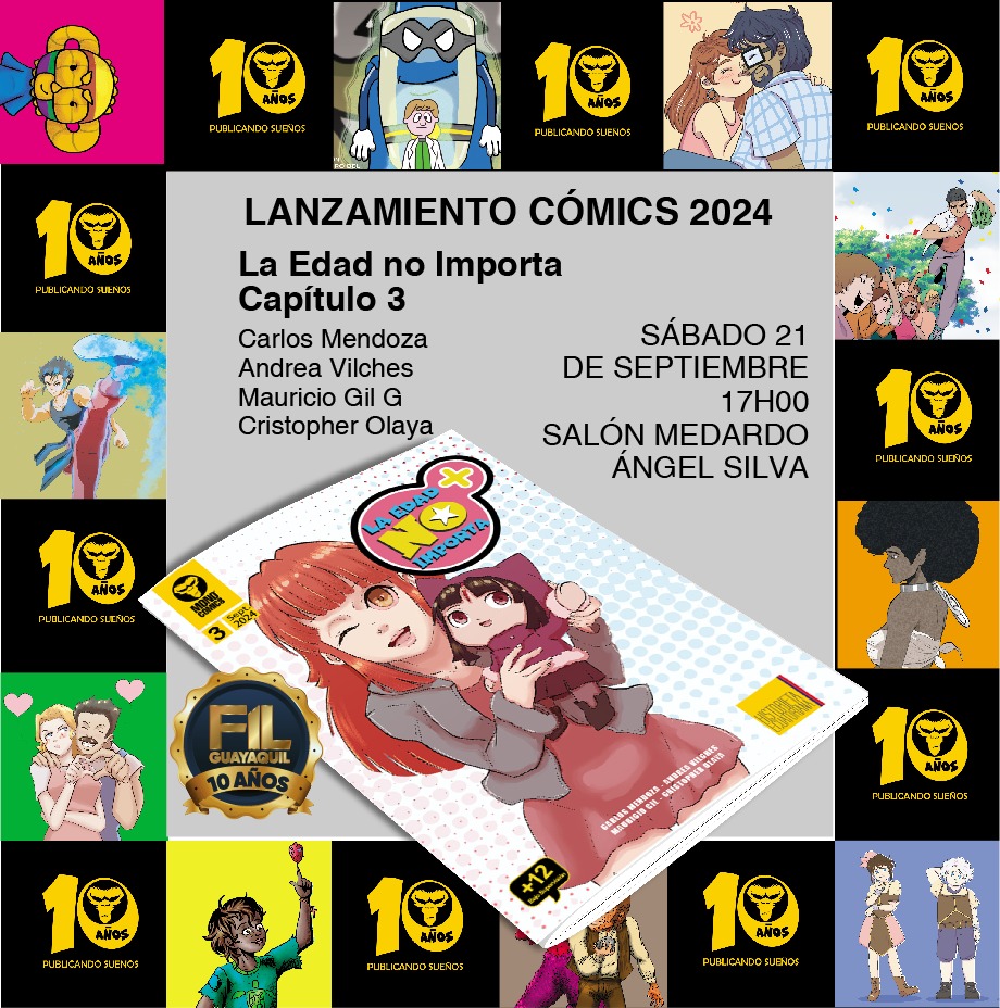 MonoComics's tweet photo. Nuevos cómics ecuatorianos en la @FeriaLibroGYE No te pierdas estas presentaciones https://t.co/OCNsrsc5Lj