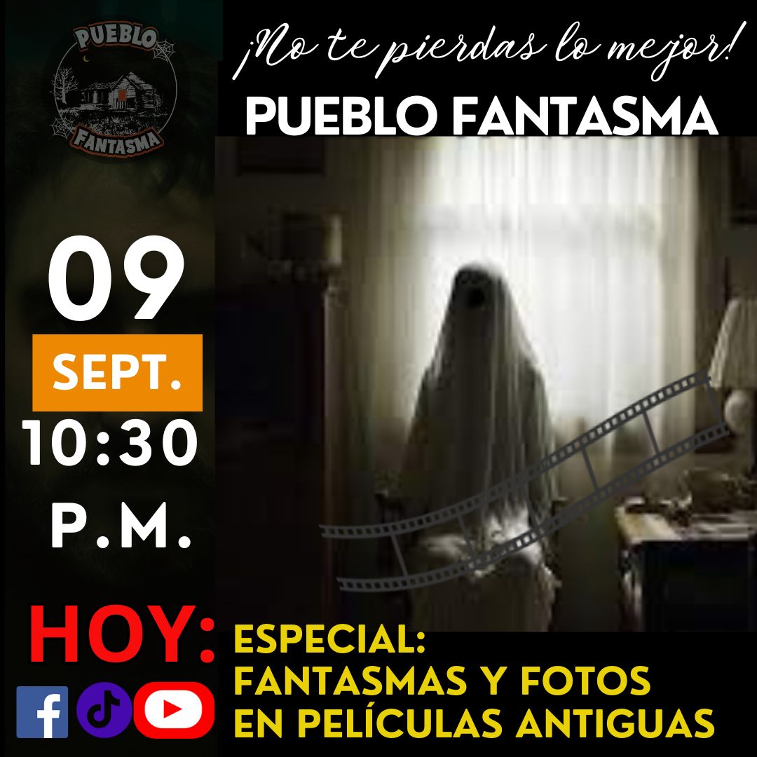 monikitakika's tweet photo. Comienza tu semana de la mejor manera con un nuevo capítulo de tu programa paranormal favorito Pueblo Fantasma.
Esta noche te esperamos desde las 22:30 horas. No faltes.
@CesarParraGuia @_caiste @KenerLooR @ChicaPattyTwT @marcelita1986_ https://t.co/IU83VtswTb