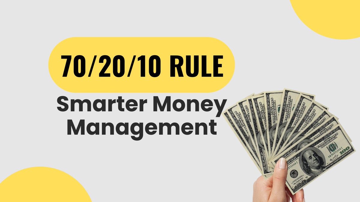 Master your money with the 70/20/10 Rule Budget! 💸 It’s a practical approach to achieving financial stability and growth.
Learn more >> cutt.ly/heEHQmTt

#BudgetingTips #SmartMoney #PersonalFinance #MondayMotivation