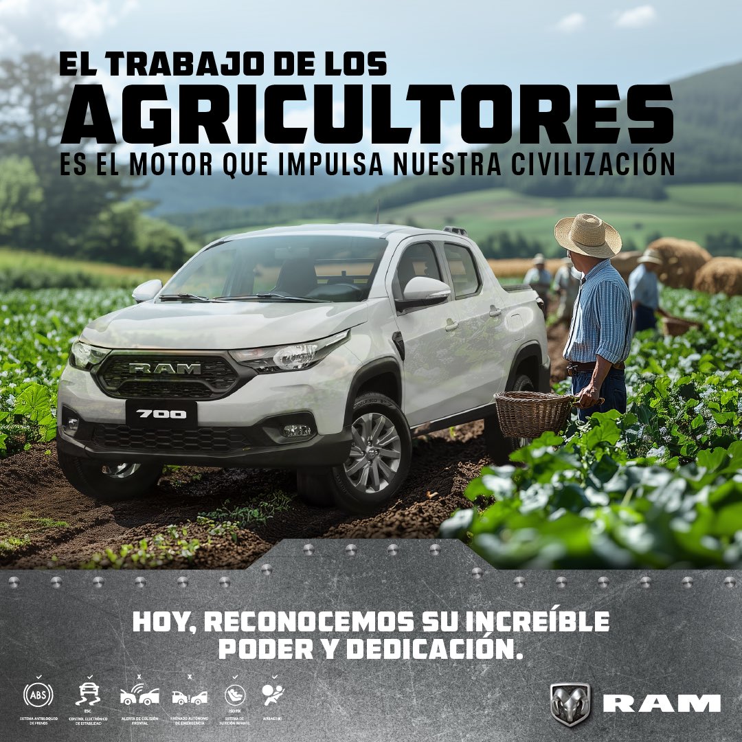 El poder de RAM es el aliado que permite a nuestros campesinos superar cualquier desafío y alcanzar nuevas metas.
#RAM #DíaDelAgricultor #PoderRAM #RAMEnElCampo