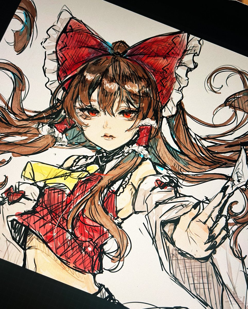 博麗霊夢 「タイジ 」|京極 閏　え29bのイラスト