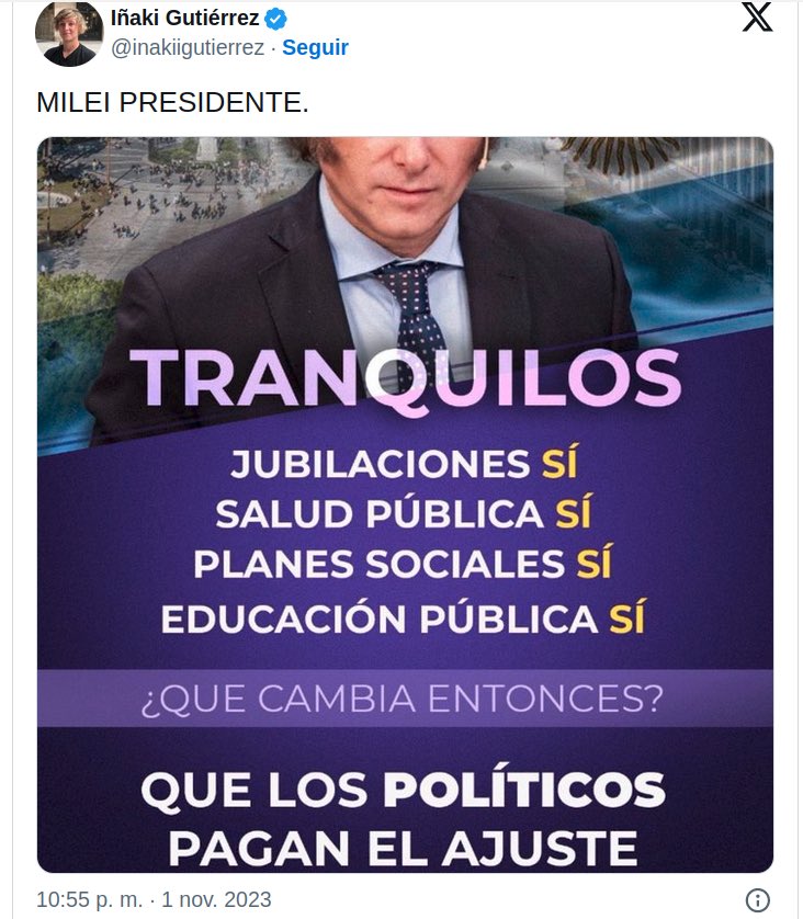 Que tiempos aquellos cuando te prometían que el ajuste lo iban a pagar LOS POLÍTICOS jajajajaja 🤡