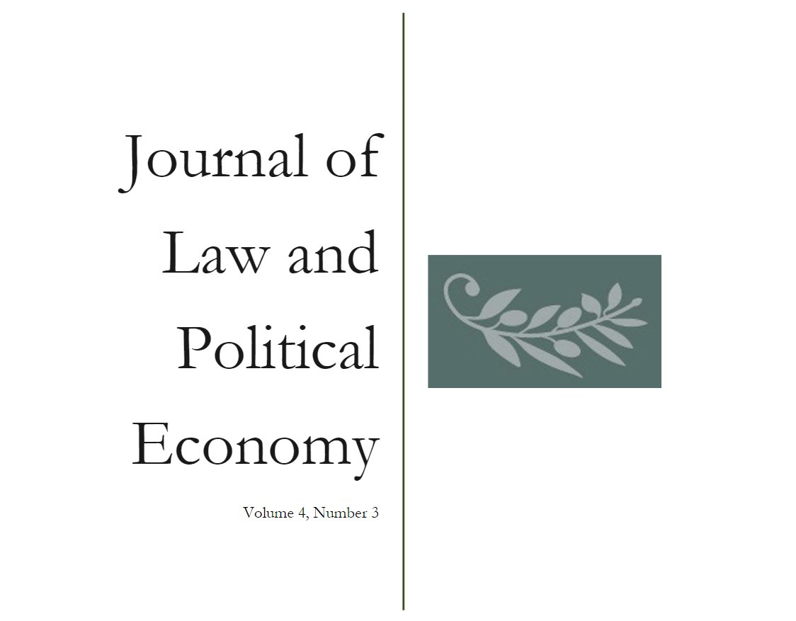 Journal of Law and Political Economy (@thejlpe) on Twitter photo 📣New issue of <a href="/TheJLPE/">Journal of Law and Political Economy</a> 📣
Volume 4, Number 3 🧵
escholarship.org/uc/lawandpolit… 📣New issue of <a href="/TheJLPE/">Journal of Law and Political Economy</a> 📣
Volume 4, Number 3 🧵
escholarship.org/uc/lawandpolit…
