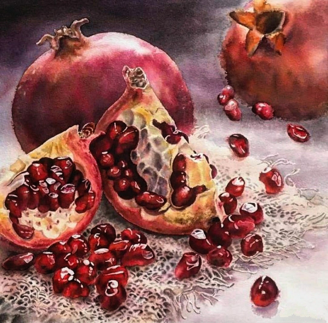 Ne kadar seviyorsun dersen;
"Nar” kadar derim.
Dışımdan bir Ben görünürüm,
içimden binlerce Sen dökülür ...

Attila İlhan