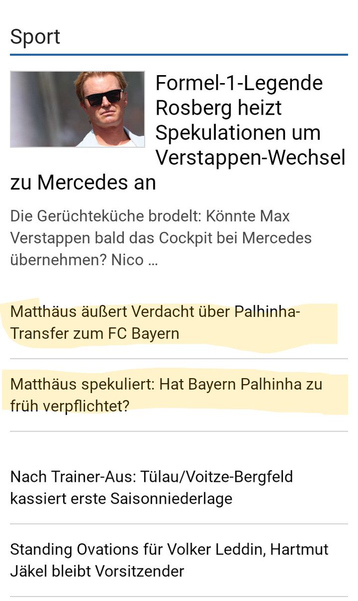 Seid ihr auch schon so gespannt wie ich? Was wohl als nächstes kommt? #Matthäus #Medien #Fußball #Palhinha 
Via <a href="/AZUelzen/">az-online.de</a>