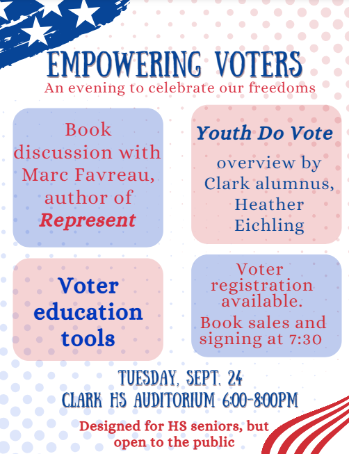 NISDBrandeis's tweet photo. Hey Seniors!! It's an election year! Take this opportunity to learn about the voting process and get registered to vote if you are of age. Event is open to the public as well. #EveryVoteCounts #ExerciseYourRights #InformedVoting #RepTheB #RootEDBrandeis
@danaperry73 https://t.co/xVib7yq6dc