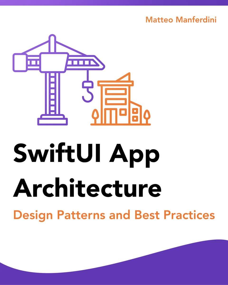 MatManferdini's tweet image. I just released a massive update to my free guide on SwiftUI App Architecture.
Here is some of what it contains: 🧵
(The link to the complete guide is in the last post)