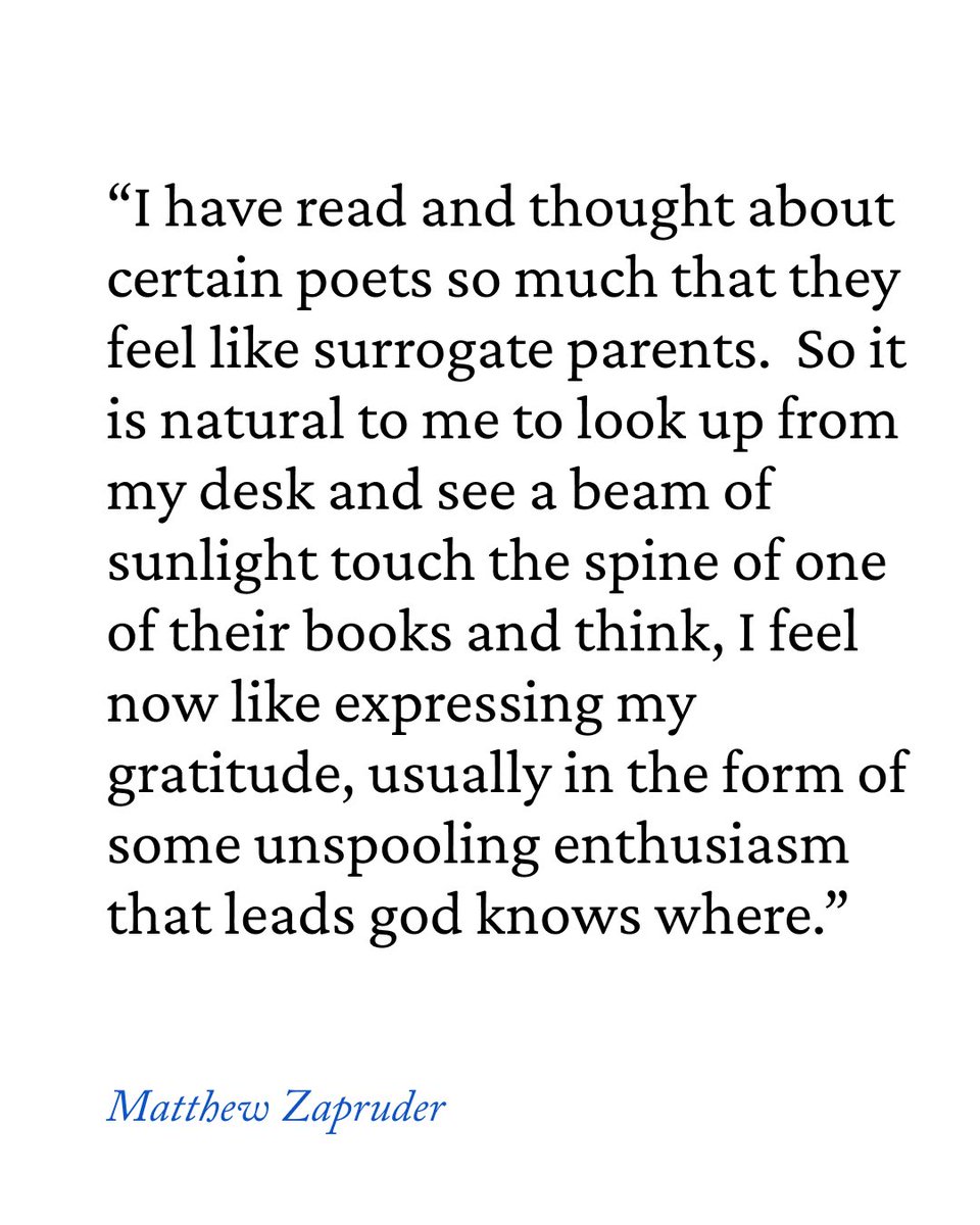 ONLY POEMS (@onlypoemsmag) on Twitter photo <a href="/matthewzapruder/">Matthew Zapruder</a> is our Poet of the Week! Urge you to read his poems and interview up on our website now. <a href="/matthewzapruder/">Matthew Zapruder</a> is our Poet of the Week! Urge you to read his poems and interview up on our website now.