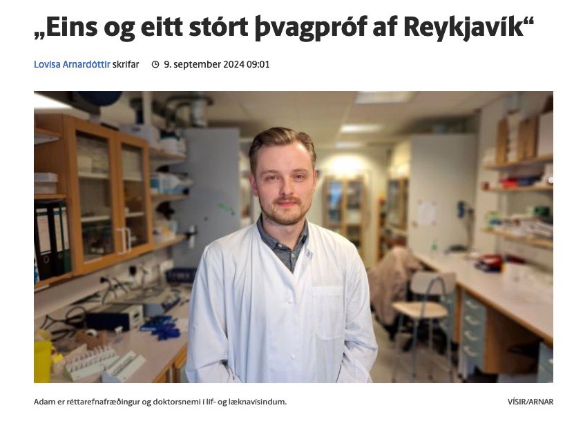 Hann er að tala um vesturbæjarlaugina