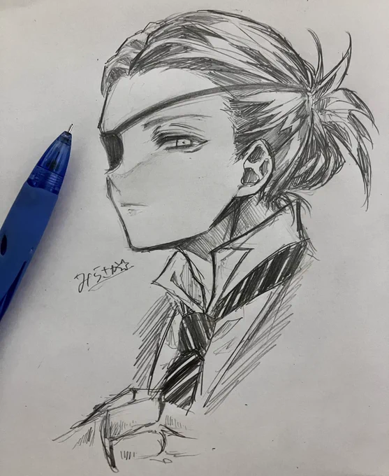 リクからジュリオ  落書き✒️ 