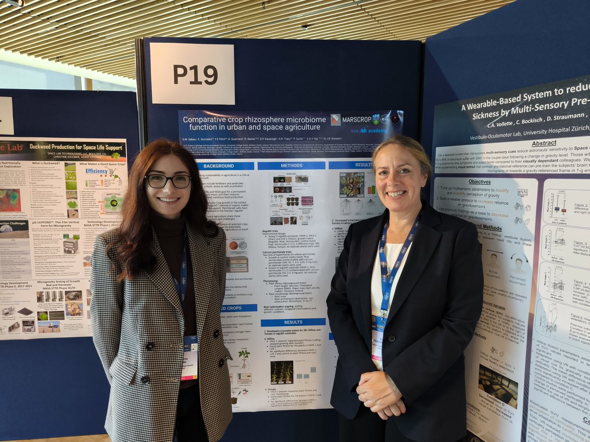 UCD Research (@ucd_research) on Twitter photo 💫Congratulations to <a href="/Stefania_Sabau/">Stefania Sabau</a>, who won the student Life Sciences poster prize at #ELGRA24!
An Ad Astra PhD student <a href="/UCDSBES/">Sch. Biol. & Env. Sc</a>, Stefania works on the #MARSCROP project funded by <a href="/ucddublin/">University College Dublin</a> <a href="/esa/">European Space Agency</a> and <a href="/csa_asc/">Canadian Space Agency</a>. Read about the project here: shorturl.at/oupiD.
📸Stefania 💫Congratulations to <a href="/Stefania_Sabau/">Stefania Sabau</a>, who won the student Life Sciences poster prize at #ELGRA24!
An Ad Astra PhD student <a href="/UCDSBES/">Sch. Biol. & Env. Sc</a>, Stefania works on the #MARSCROP project funded by <a href="/ucddublin/">University College Dublin</a> <a href="/esa/">European Space Agency</a> and <a href="/csa_asc/">Canadian Space Agency</a>. Read about the project here: shorturl.at/oupiD.
📸Stefania