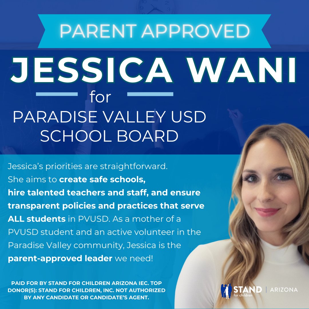 ArizonaStand's tweet photo. See our parent-approved Paradise Valley school board candidates 👇🏼 https://t.co/JuTEPcexh1