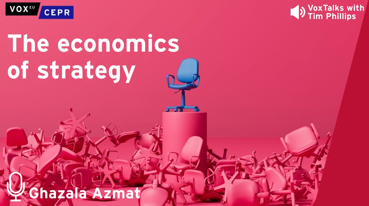 How do organizations shape strategy? Ghazala Azmat <a href="/sciencespo/">Sciences Po</a> discusses with <a href="/timsvengali/">Tim Phillips Talk Normal</a> a new initiative aimed at expanding our understanding of the economics behind organisational strategies.

Listen: cepr.org/multimedia/eco…