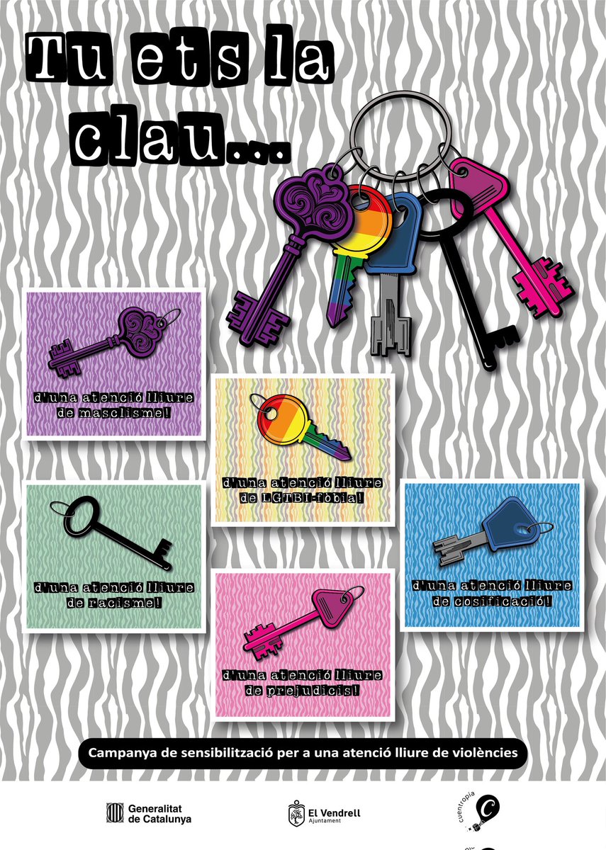 📢 La Regidoria de Joventut engega una campanya de sensibilització per a una atenció lliure de violències. 

👉Adreçada al personal d'atenció al públic de les administracions i el Tercer Sector.

ℹ️  bit.ly/4eaHz53

<a href="/jovevendrell/">Joventut El Vendrell</a>
<a href="/elvendrell_cat/">Ajuntament del Vendrell</a>