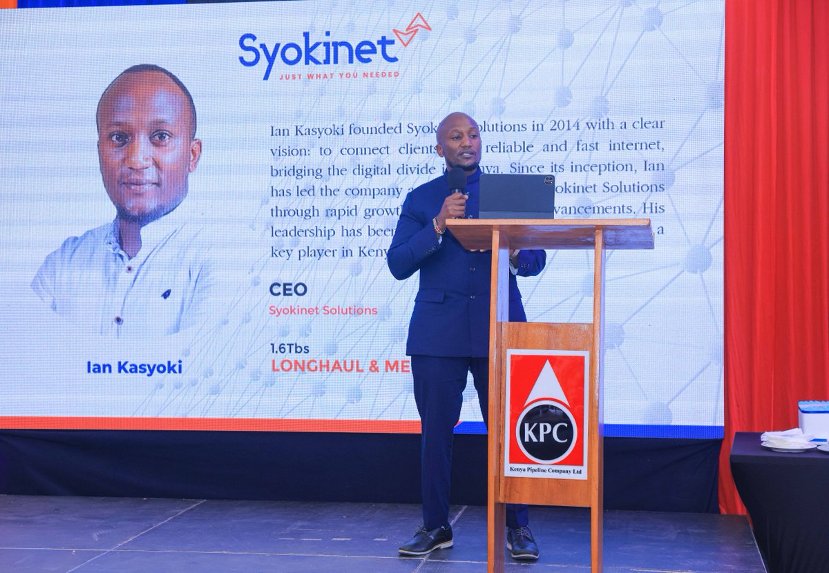 kenyapipeline's tweet photo. .@syokinet is one of the leading ISPs in Kenya and we are excited to officially onboard them as the first @CA_Kenya licensed Tier 3 company to uptake our fibre optic cable, with a view to enhance gigabit connectivity to households and expand public WiFi reach. https://t.co/IP0fBGGurL