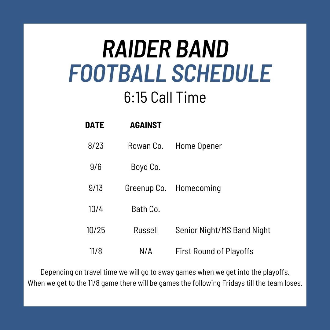 Next home game this Friday. Prepare for rain.