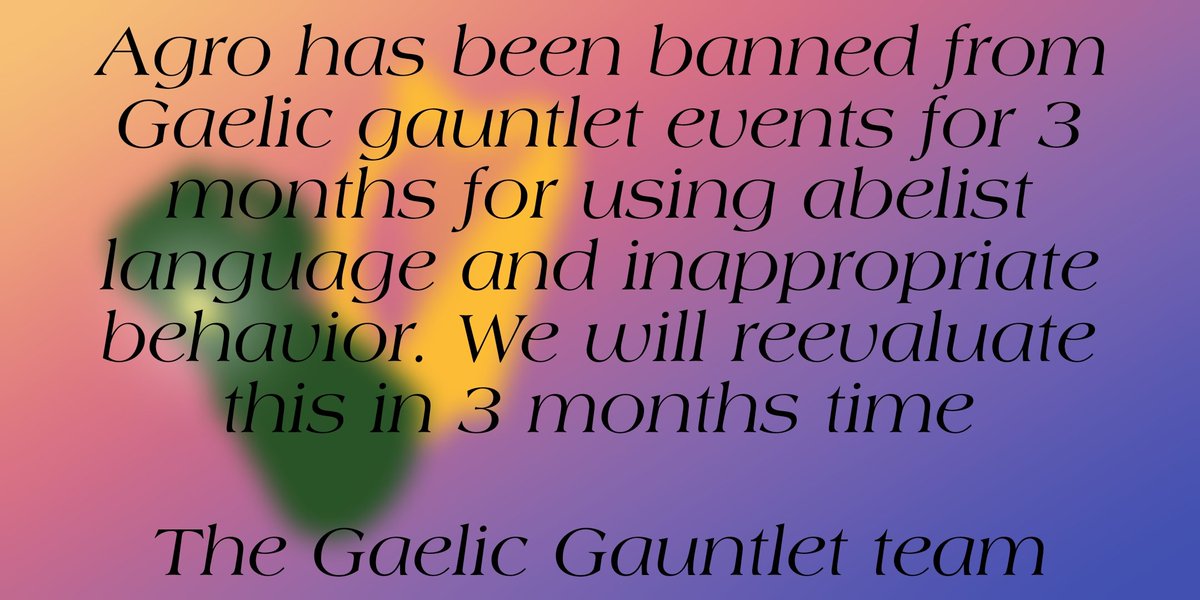 Gaelic Gauntlet (@gaelicgauntlet) on Twitter photo 