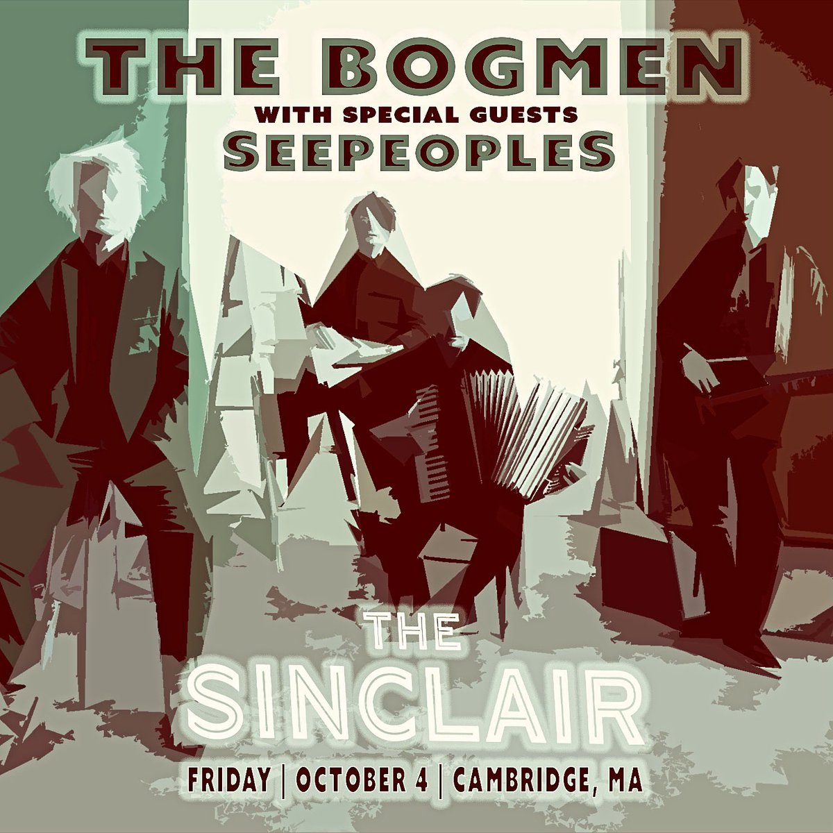 SeepeopleS (@seepeeps) on Twitter photo Just announced ! Join us in #cambridgema #Boston at <a href="/TheSinclair/">The Sinclair</a> when we open for our heroes, <a href="/TheBogmen/">The Bogmen</a> (<a href="/TheBogmenNYC/">The Bogmen</a> ) ! ( <a href="/boweryboston/">Bowery Boston</a> <a href="/bowerypresents/">The Bowery Presents</a> )
On Friday OCT.4th - tix are going fast so #gettixnow ⬇️‼️
axs.com/events/667921/… Just announced ! Join us in #cambridgema #Boston at <a href="/TheSinclair/">The Sinclair</a> when we open for our heroes, <a href="/TheBogmen/">The Bogmen</a> (<a href="/TheBogmenNYC/">The Bogmen</a> ) ! ( <a href="/boweryboston/">Bowery Boston</a> <a href="/bowerypresents/">The Bowery Presents</a> )
On Friday OCT.4th - tix are going fast so #gettixnow ⬇️‼️
axs.com/events/667921/…