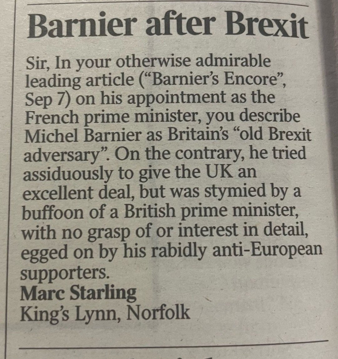 BettinaSRoss1's tweet image. A Letter to The Times