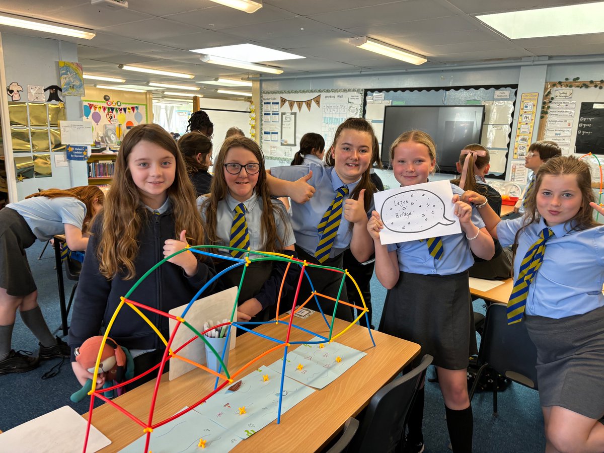 Primary 7b followed the ‘Engineering Design Process’ as part of our model building in STEM 👏 #STEMEducation