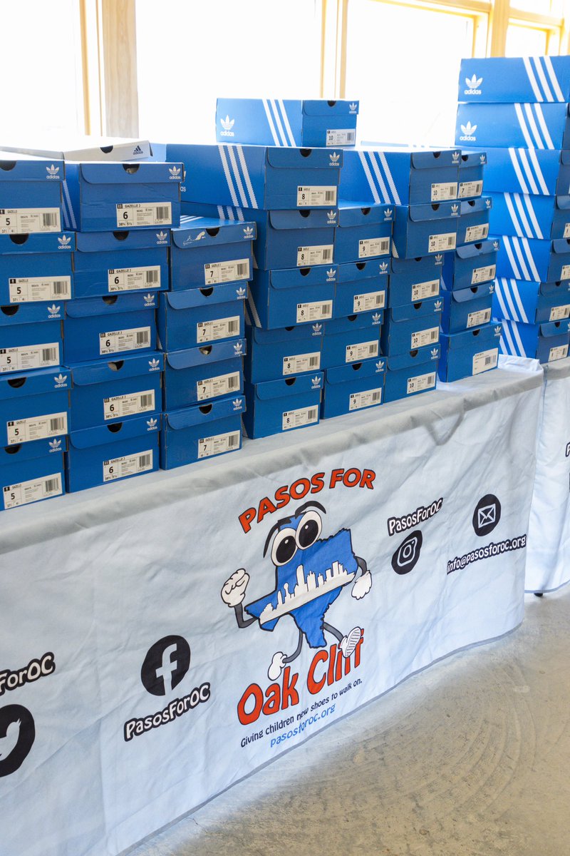 Pasos for Oak Cliff (@pasosforoc) on Twitter photo We partnered with Centre & <a href="/adidasoriginals/">adidas Originals</a> to help out 120 students with new shoes and to enrich them with a financial literacy panel.
Thank you to <a href="/JordanRogers26/">Jordan Rogers</a> , Torry Abra, & Sadat Rashid for volunteering.
J. KRUZ from K104 hosted!
#pasosforoc #centre #adidascornerstone We partnered with Centre & <a href="/adidasoriginals/">adidas Originals</a> to help out 120 students with new shoes and to enrich them with a financial literacy panel.
Thank you to <a href="/JordanRogers26/">Jordan Rogers</a> , Torry Abra, & Sadat Rashid for volunteering.
J. KRUZ from K104 hosted!
#pasosforoc #centre #adidascornerstone