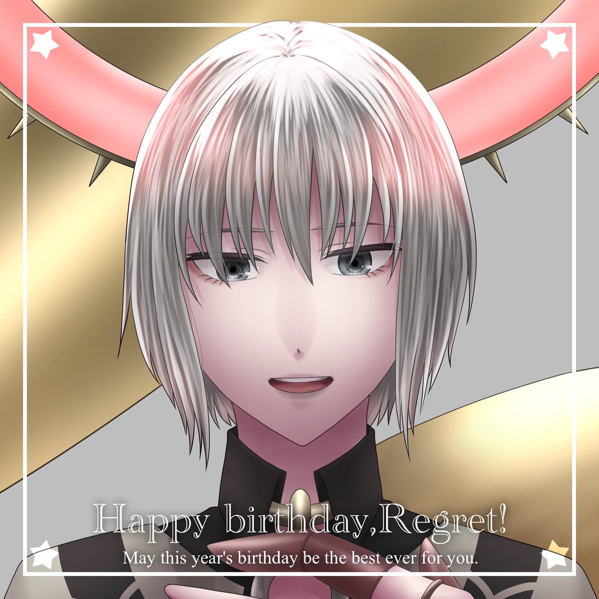 ovn7_25's tweet photo. リグレット様、お誕生日おめでとう꒰ঌ·̩͙♡·̩͙໒꒱ https://t.co/O5E4j8LviF