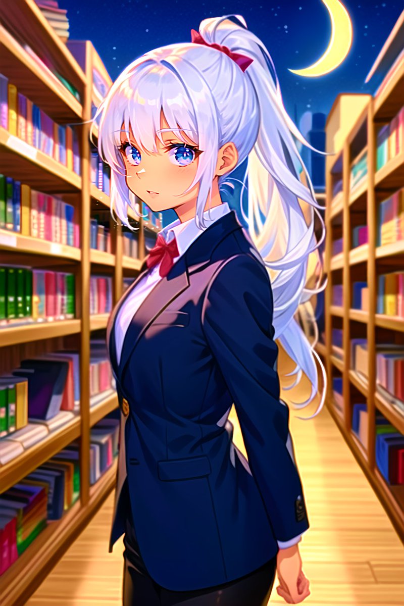 ShibikoAI's tweet image. Moonlit Library Moment
What&apos;s the most magical night you&apos;ve spent surrounded by books?

Create for Free at shibiko.ai/sign-up?referr…

#anime #bookwormvibes #schoolgirl #moonlightreading #kawaii #librarylife #starrynights #aiart #cute #cozyreads #animegirl #AIイラスト