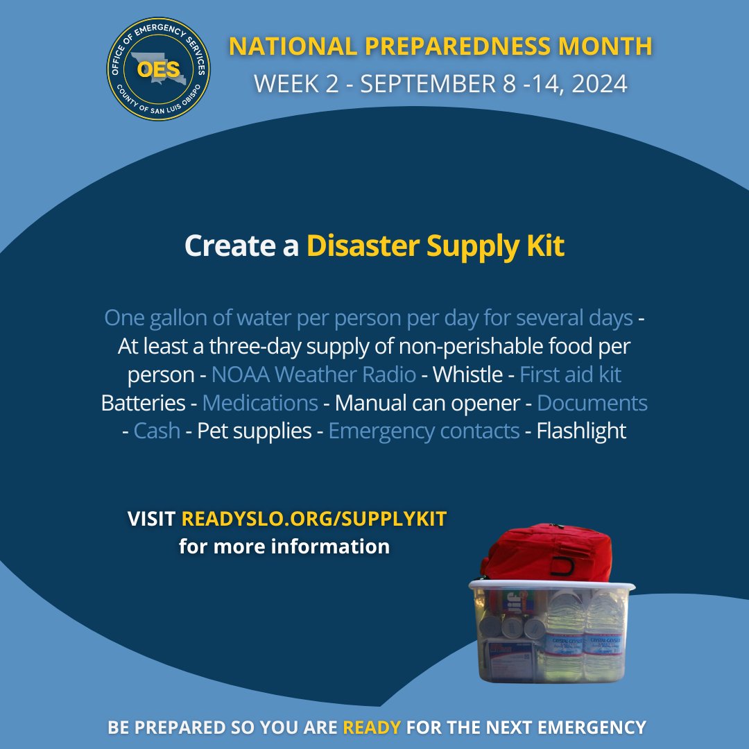 SLO County OES tweet media