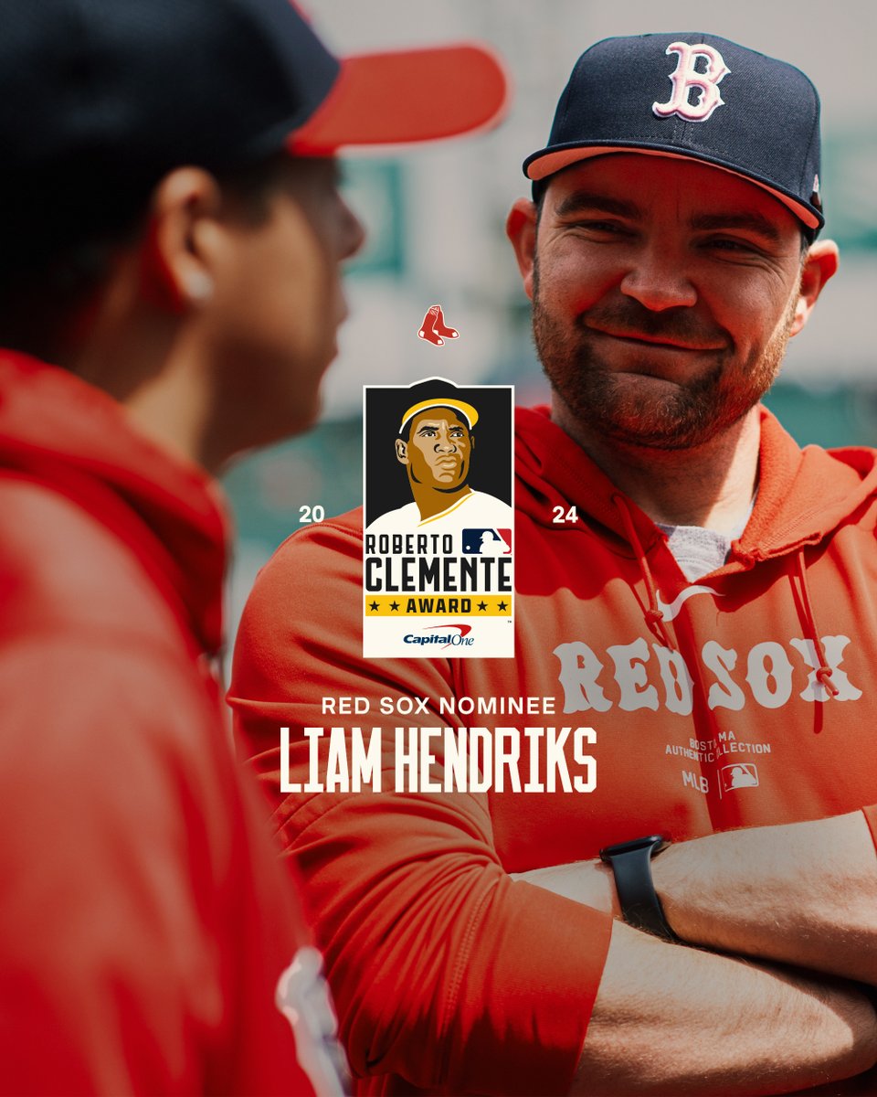 Congratulations to Liam Hendriks on being named our 2024 Roberto Clemente Award nominee!

Vote for Liam: bit.ly/3Zj8J5Q