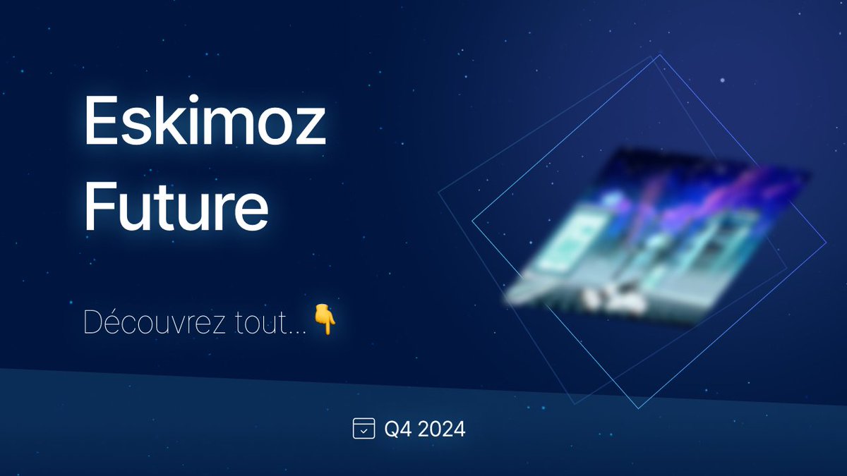 Eskimoz Future ❄️👇

De nombreux teasing, partenaires, annonces : mais qu’est-ce qu’Eskimoz vous prépare dans le Web3 ?

Thread 🧵⬇️