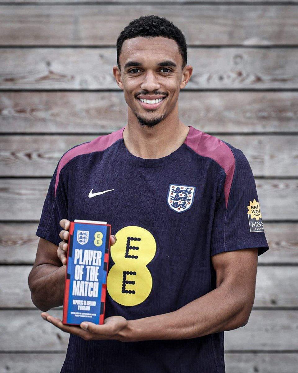 Trent played his first match for England at right back in over four years and delivered a Man Of The Match performance. Almost like that's his best position 🏆