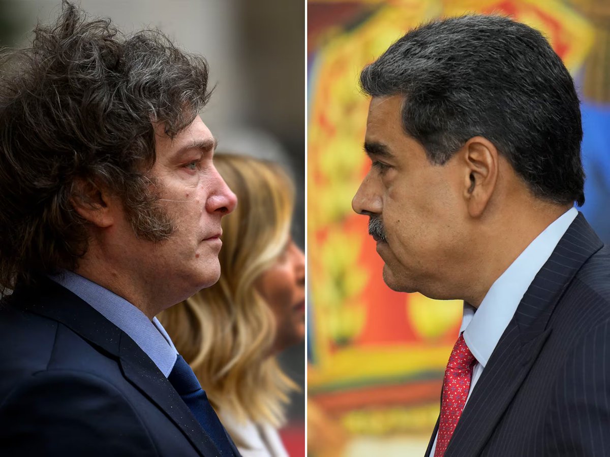 eduardomenoni's tweet photo. 🚨| ÚLTIMA HORA: El gobierno de Argentina, pedirá la expulsión de la tiranía de Nicolás Maduro de todos los foros internacionales a través de la canciller Diana Mondino. 🇻🇪🇦🇷 ¡Gracias Javier Milei por apoyar la libertad de Venezuela! https://t.co/6Nlu2T89eK