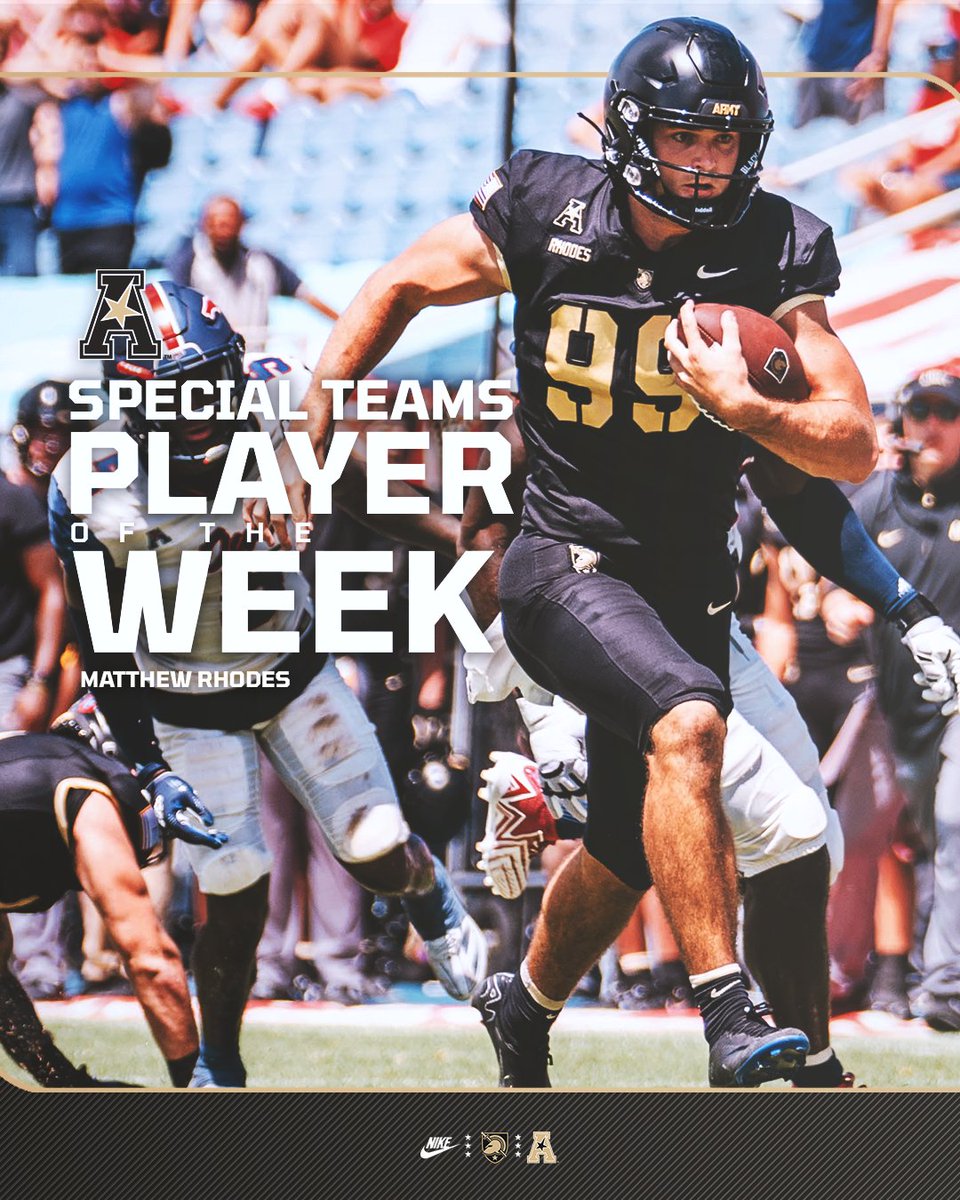 Matthew Rhodes is your <a href="/American_Conf/">The American</a> Special Teams Player of the Week! 👏