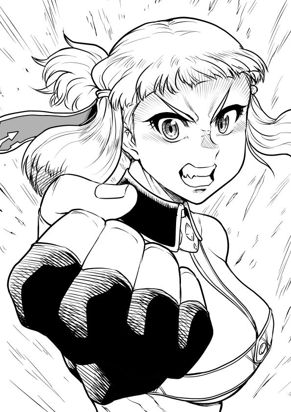 闘志みなぎる今日の女王👊 