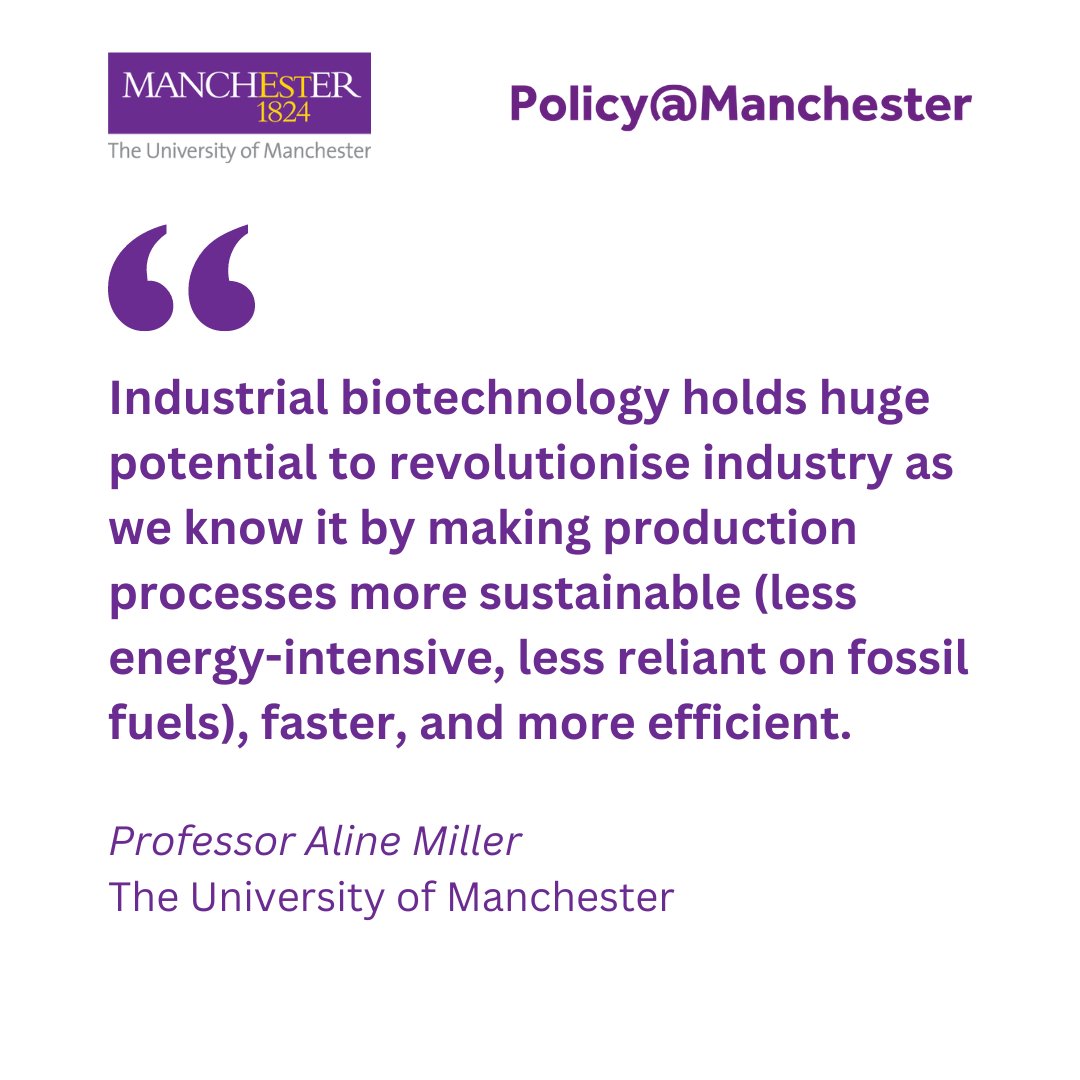 Policy@Manchester (@uompolicy) on Twitter photo 🛢️Current manufacturing processes rely on petrochemicals, either to power them, or as starting points for their product.
🌎 In our article, Prof <a href="/alinefmiller/">Aline Miller</a> explains how industrial biotech can break this addiction to petrochemicals.
➡️ Read more: blog.policy.manchester.ac.uk/sci-tech/2024/… 🛢️Current manufacturing processes rely on petrochemicals, either to power them, or as starting points for their product.
🌎 In our article, Prof <a href="/alinefmiller/">Aline Miller</a> explains how industrial biotech can break this addiction to petrochemicals.
➡️ Read more: blog.policy.manchester.ac.uk/sci-tech/2024/…