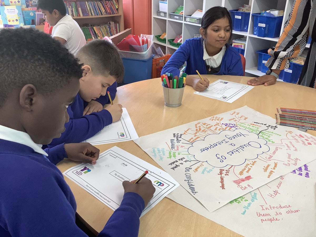 A fantastic first training session for our YI’s. We discussed what qualities we need to become a successful Young Interpreter and how those qualities will impact the pupils and families we help. 
#LanguageConnects
#MaindeeFamily💙