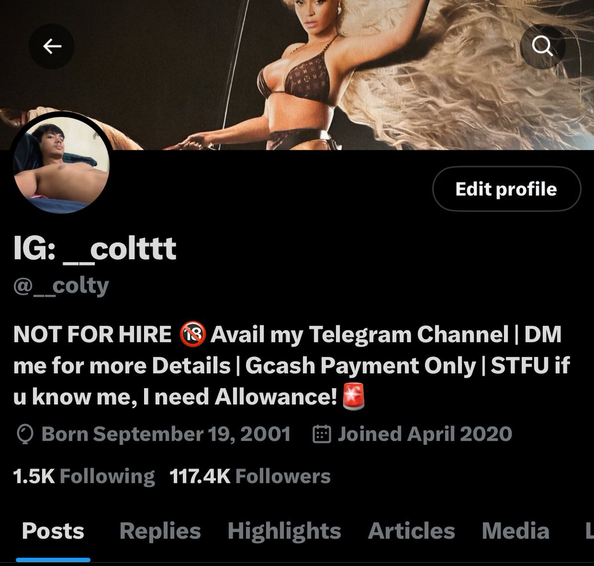 __colty's tweet photo. these are my only Social media accounts guys👇🏻

FACEBOOK: Agathon Nen
TELEGRAM: @rock_in_ittt
INSTAGRAM: @__Colttt
X/TWITTER: @__Colty (117.4K FLWRS)

I don't have any other Social media accounts, and when someone chat or follows you, it's not me anymore guys.
keep safe everyone! https://t.co/OwPbwl7brV